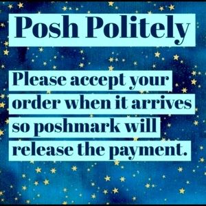 Simple courtesy reminder.